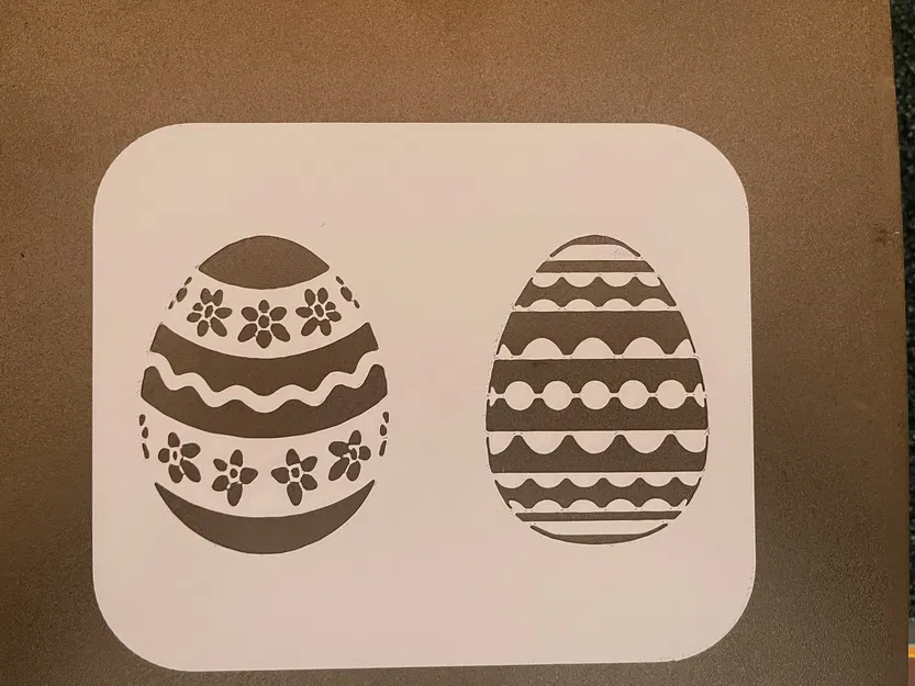 Bộ Mẫu Stencil Lễ Phục Sinh (dùng với mút, cọ hoặc airbrush) - Image 7