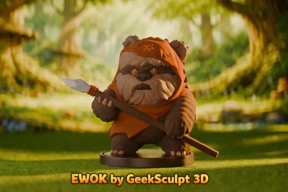 Tượng sưu tầm Ewok lấy cảm hứng Star Wars - Image 1