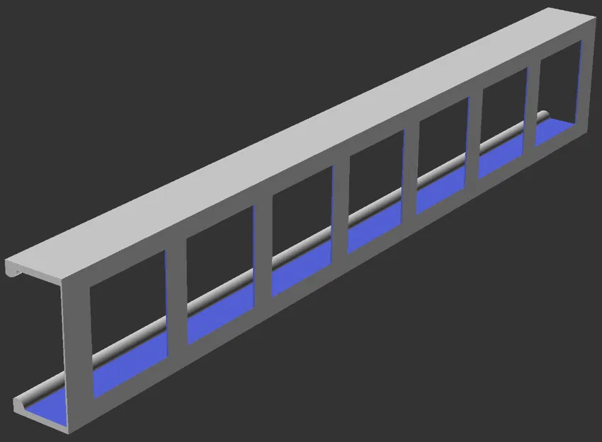 Ống bọc bảo vệ cho thanh treo dao nam châm IKEA Kungsfors - Image 3