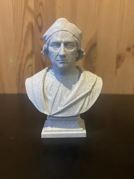Tượng bán thân Christophe Colomb — Cristoforo Colombo — Cristoffa Combo Bust - Image 2
