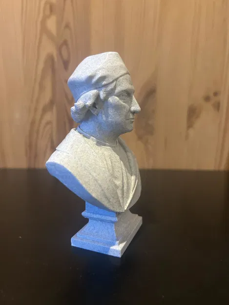 Tượng bán thân Christophe Colomb — Cristoforo Colombo — Cristoffa Combo Bust - Image 5