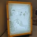 Litofania Pikachu con cornice (Litophane Pikachu kèm khung) - Thumbnail 1