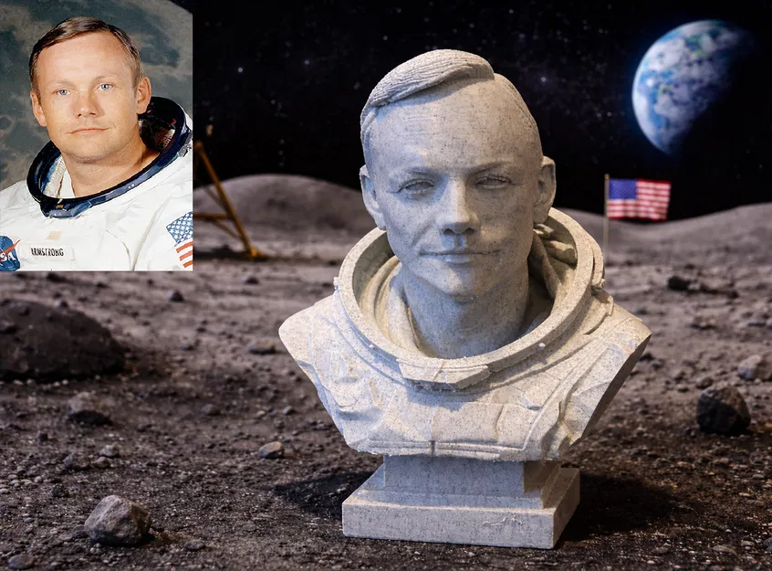 Neil Alden Armstrong — Tượng bán thân - Image 1