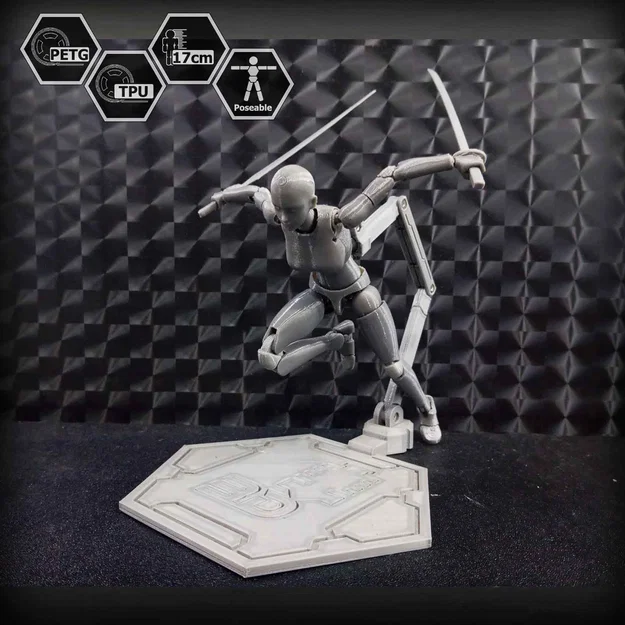 Mô hình E.V.A 02 action figure 1/10 khớp TPU (3D print) - Image 1