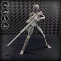 Mô hình E.V.A 02 action figure 1/10 khớp TPU (3D print) - Thumbnail 2