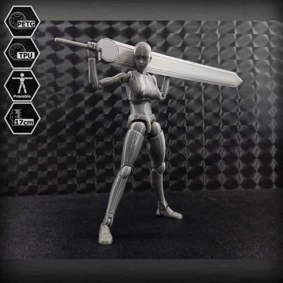 Mô hình E.V.A 02 action figure 1/10 khớp TPU (3D print)