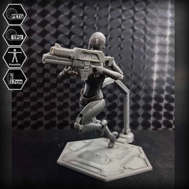Mô hình E.V.A 02 action figure 1/10 khớp TPU (3D print) - Image 8