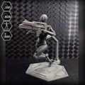 Mô hình E.V.A 02 action figure 1/10 khớp TPU (3D print) - Thumbnail 8