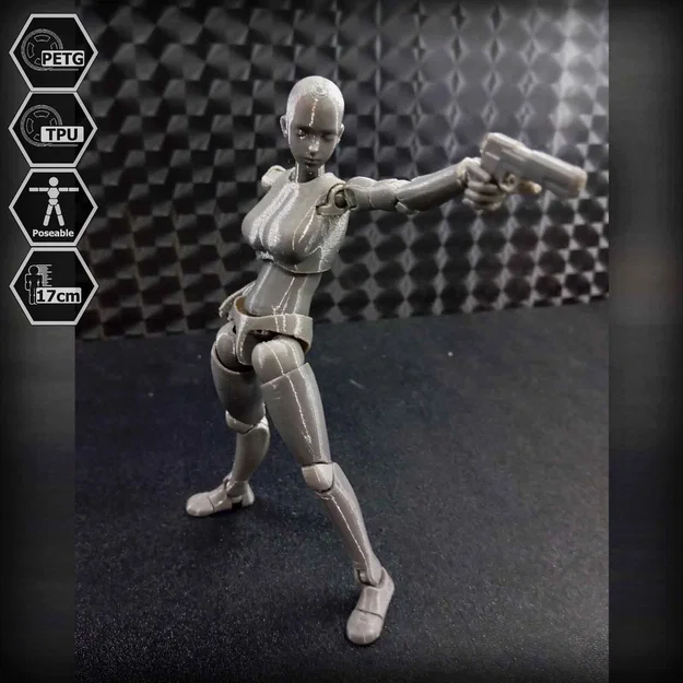 Mô hình E.V.A 02 action figure 1/10 khớp TPU (3D print) - Image 9
