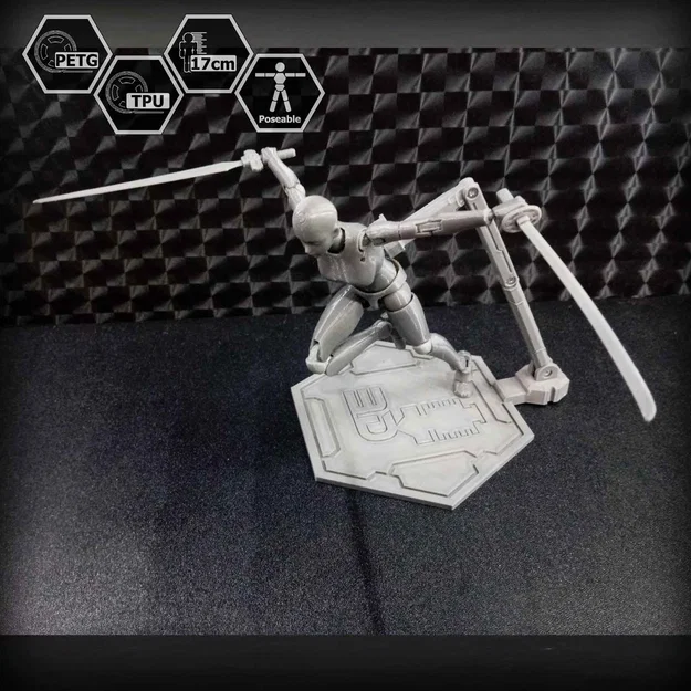Mô hình E.V.A 02 action figure 1/10 khớp TPU (3D print) - Image 12