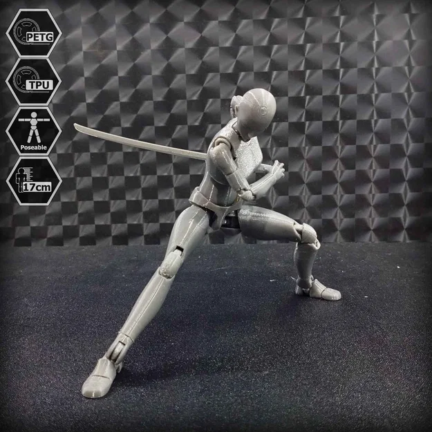 Mô hình E.V.A 02 action figure 1/10 khớp TPU (3D print) - Image 15