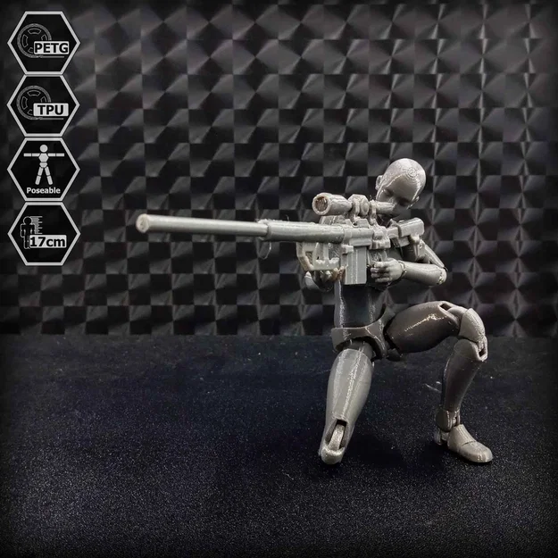 Mô hình E.V.A 02 action figure 1/10 khớp TPU (3D print) - Image 17