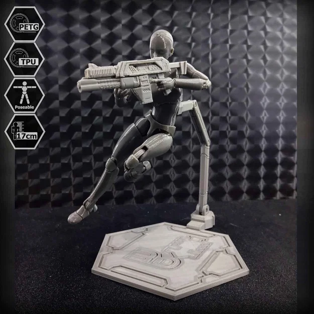 Mô hình E.V.A 02 action figure 1/10 khớp TPU (3D print) - Image 18