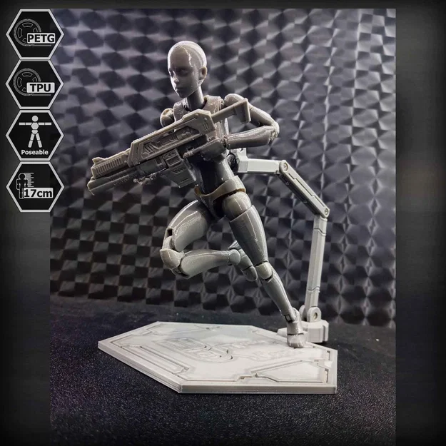 Mô hình E.V.A 02 action figure 1/10 khớp TPU (3D print) - Image 19