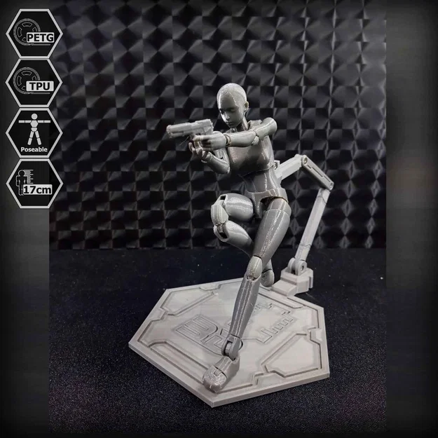 Mô hình E.V.A 02 action figure 1/10 khớp TPU (3D print) - Image 20