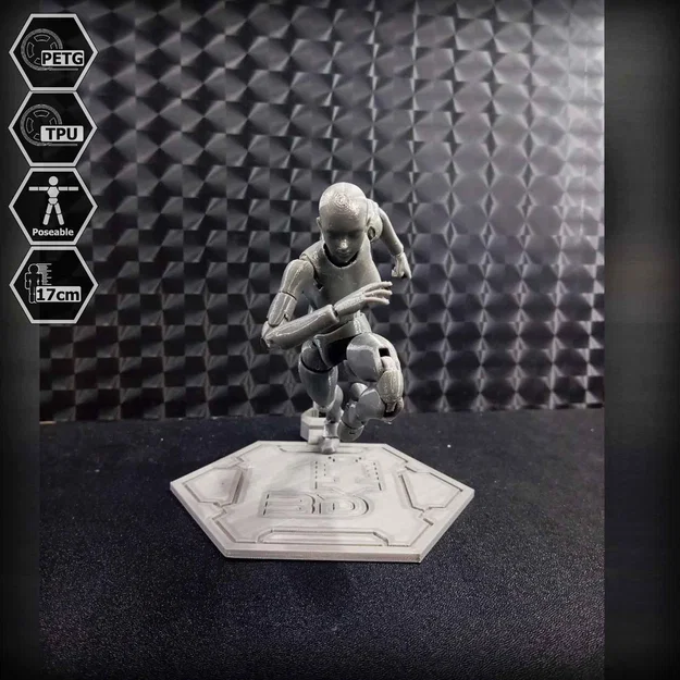 Mô hình E.V.A 02 action figure 1/10 khớp TPU (3D print) - Image 24