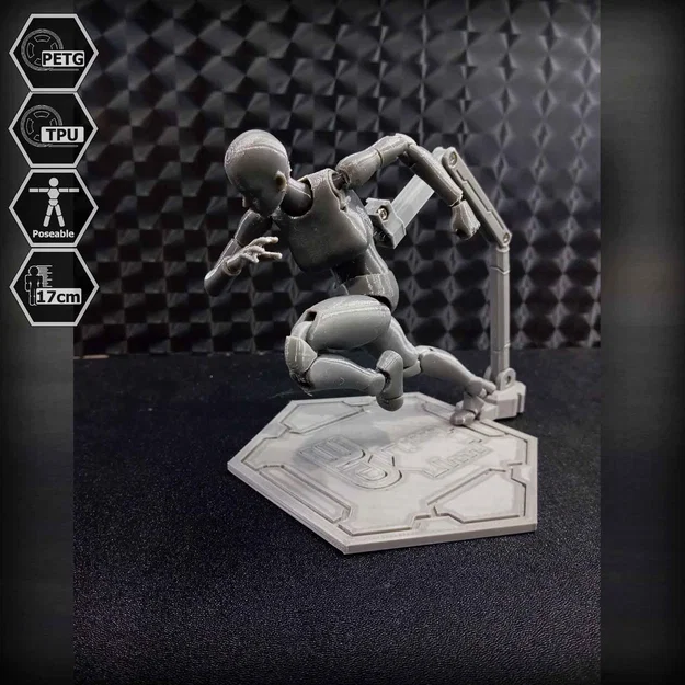 Mô hình E.V.A 02 action figure 1/10 khớp TPU (3D print) - Image 25