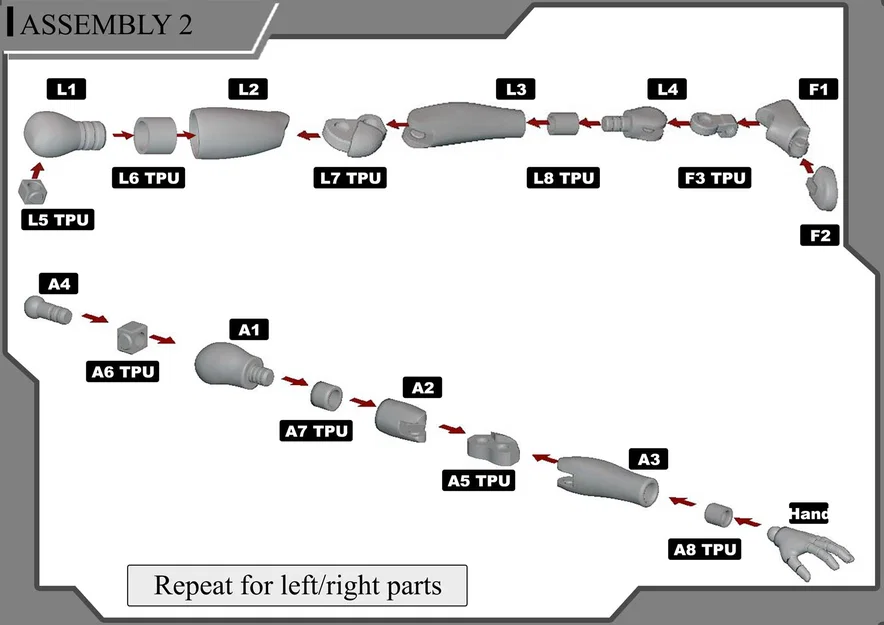 Mô hình E.V.A 02 action figure 1/10 khớp TPU (3D print) - Image 28