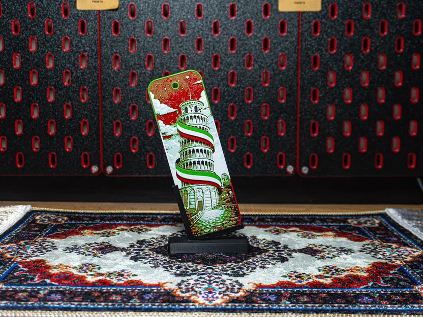 Bookmark Tháp Nghiêng Pisa - Hueforge - Image 3