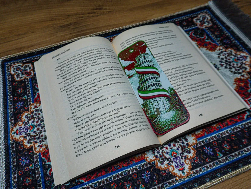 Bookmark Tháp Nghiêng Pisa - Hueforge - Image 4