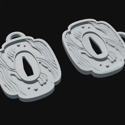 Móc khóa Kagurabachi - Tsuba Enten