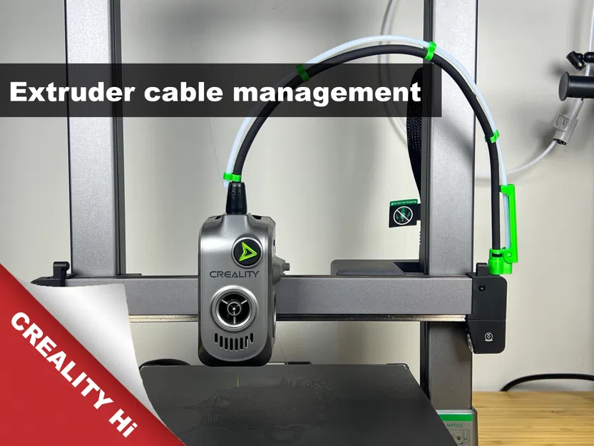 Creality Hi - Quản Lý Dây Cáp Extruder (Chống Xệ No-Sag) - Image 1