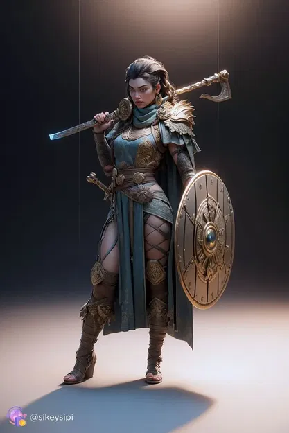 Starforged Shield Maiden – Nữ Chiến Binh Khiên Rèn Từ Sao - Image 2