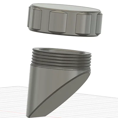 Hộp đựng gương phụ (Secondary) + ngàm gắn nam châm cho kính thiên văn
