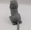 Majestic Sitting Lion – Tượng sư tử ngồi uy nghi in 3D - Thumbnail 3