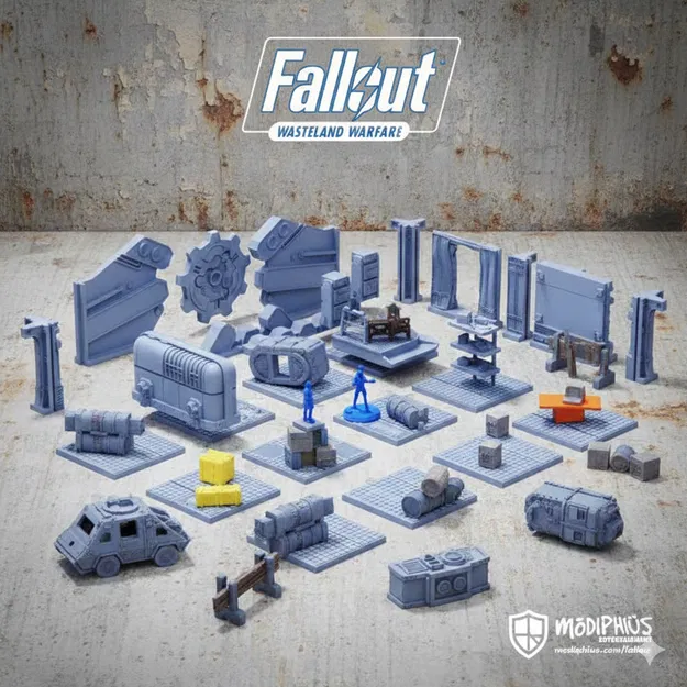 Fallout 3D VAULT UPGRADABLE (Bộ địa hình modular nâng cấp) - Image 1