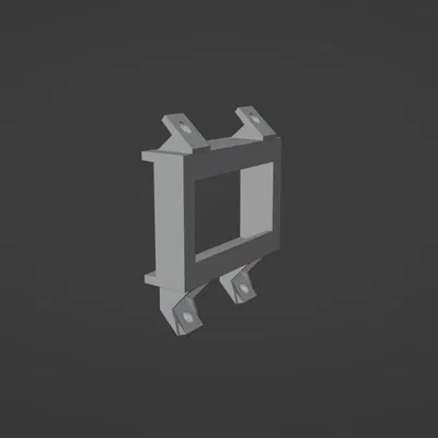 Clio Mk1 - Giá đỡ nút bấm panel cho đèn pin & sấy kính (defroster)