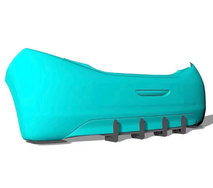 Rear Sport Diffuser cho Peugeot 208 MKI (in 3D FDM) - Image 4