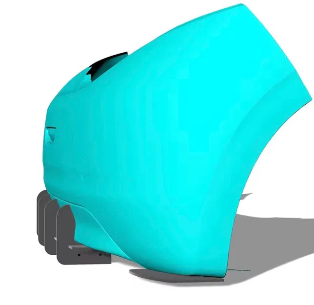 Rear Sport Diffuser cho Peugeot 208 MKI (in 3D FDM) - Image 5