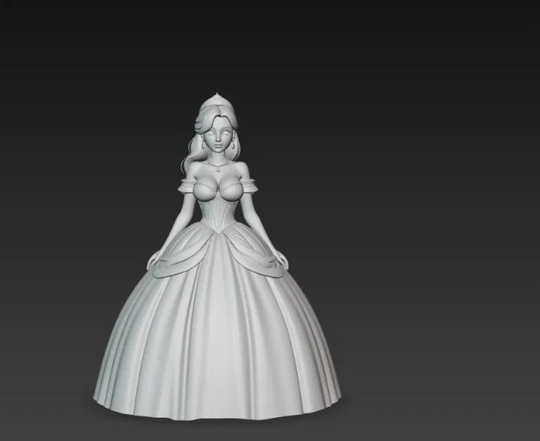 Cô gái xinh đẹp trong váy dạ hội phồng - Image 2