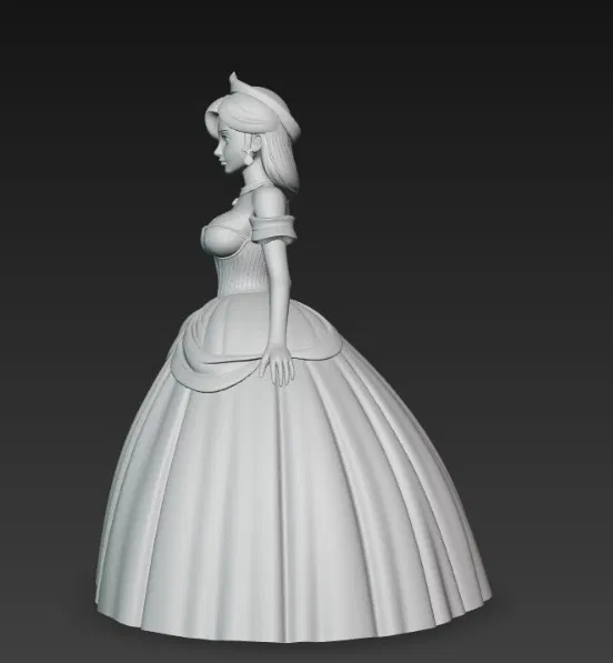 Cô gái xinh đẹp trong váy dạ hội phồng - Image 4