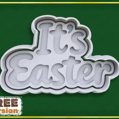 Khuôn Cắt Bánh Quy Câu Chữ Phục Sinh (Easter Phrase Cookie Cutter)