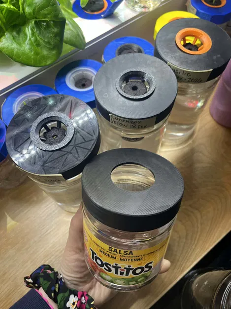 Nắp Aerogarden tái sử dụng cho hũ thủy tinh (Second Life Aerogarden Lid) - Image 1