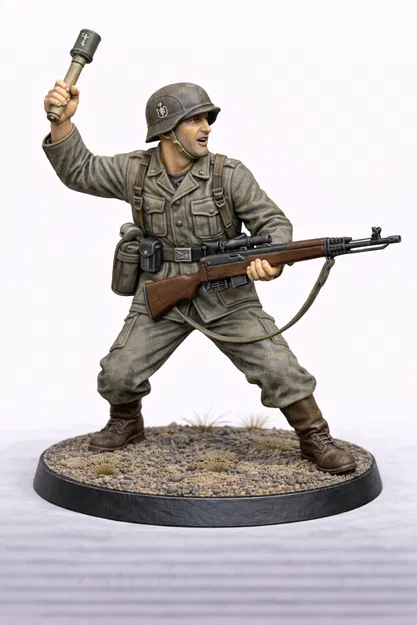 Lính Grenadier Đức WW2 (Bolt Action) – 28mm - Image 1