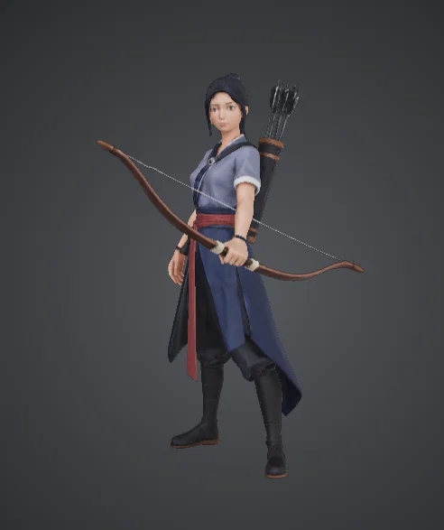 Nữ Cung Thủ Trường Cung – Fantasy Ranger - Image 1