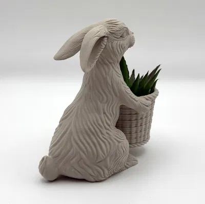 Giỏ/Chậu trồng cây Thỏ Phục Sinh (Easter Bunny Basket / Planter)
