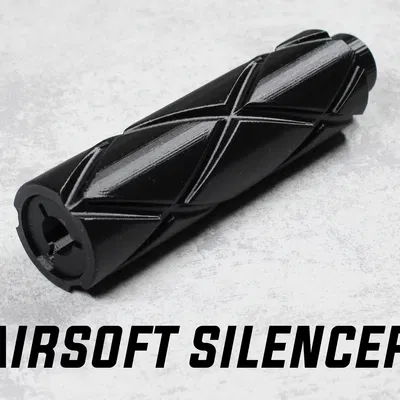Silencer ren Airsoft 80/120/160 mm (14mm CCW M14x1)
