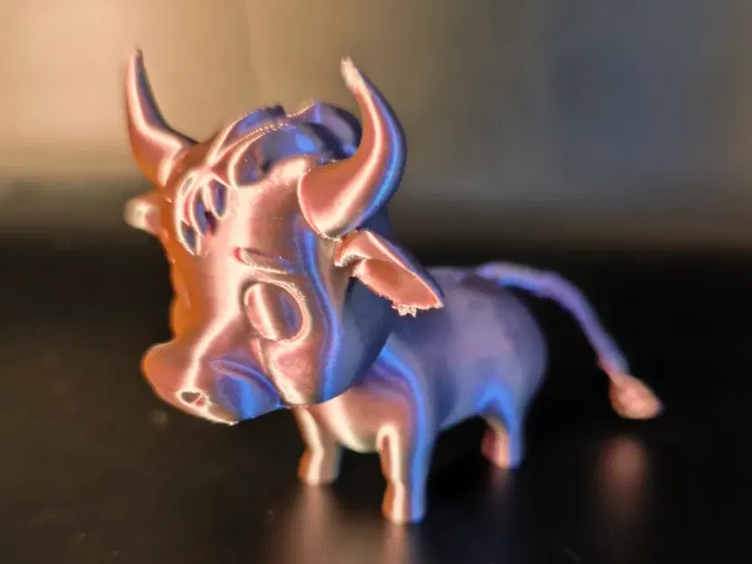 Tượng Bò Chibi Dễ Thương - Image 1