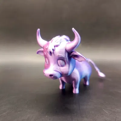 Tượng Bò Chibi Dễ Thương