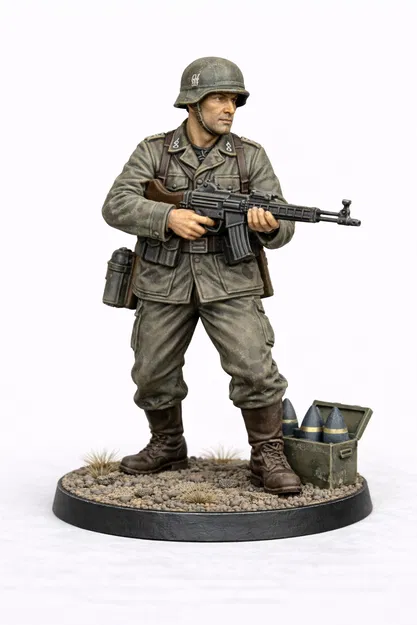 Đơn vị Tấn công Đức WW2 StG 44 (Bolt Action) - 28mm - Image 1