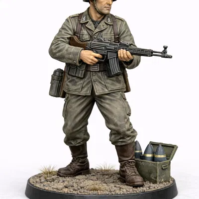 Đơn vị Tấn công Đức WW2 StG 44 (Bolt Action) - 28mm