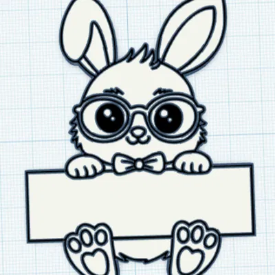 Thỏ Phục Sinh (Easter Bunny) có chỗ thêm tên