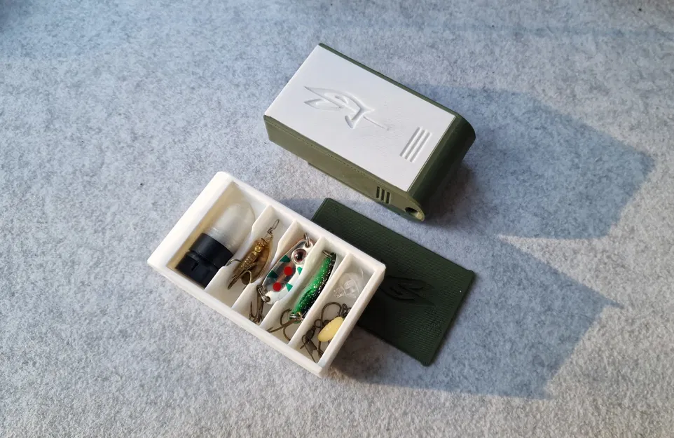 Hộp Đồ Câu Kẹp Gọn Nhẹ (Compact Clip-On Fishing Tackle Box) - Image 1