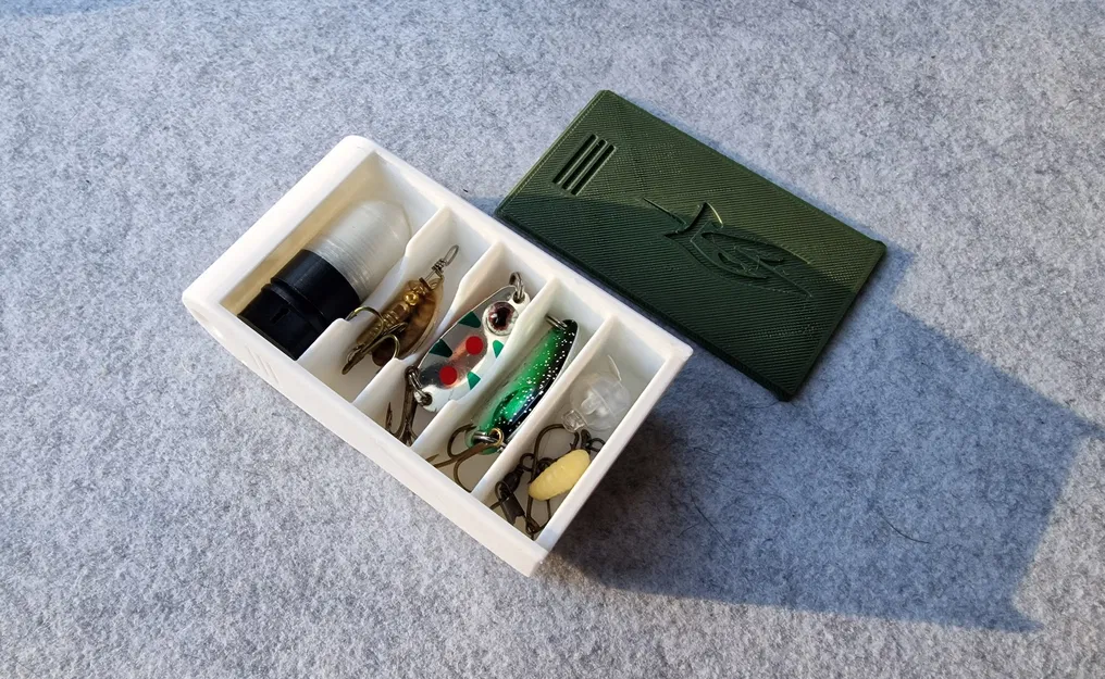 Hộp Đồ Câu Kẹp Gọn Nhẹ (Compact Clip-On Fishing Tackle Box) - Image 2