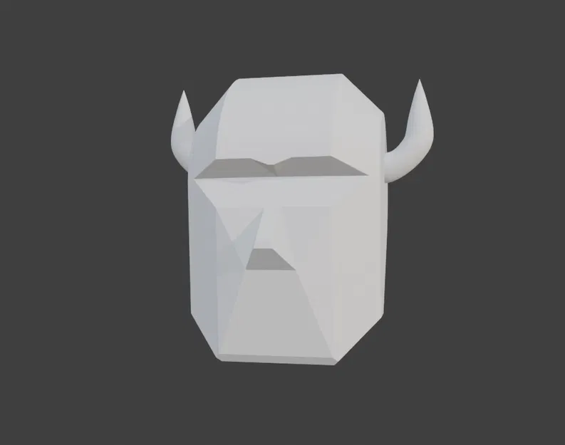 Dummy 13 - Mặt dạng Face kèm sừng quỷ/ác quỷ - Image 1