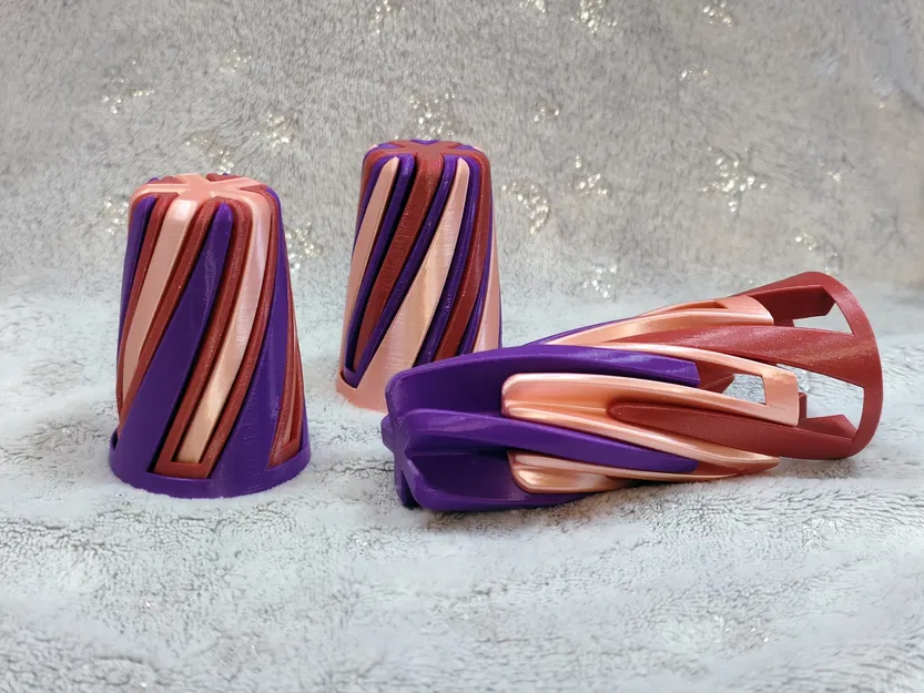 Đồ chơi fidget xoắn ốc 3 phần - Image 1